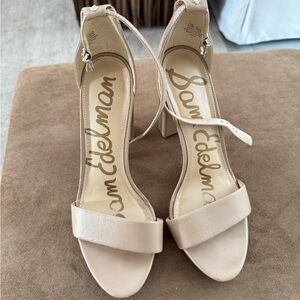 Sam Edelman Women's Tan Block Heel Sandals